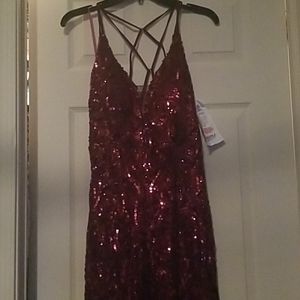 Formal sequin evening, bridal or prom gown